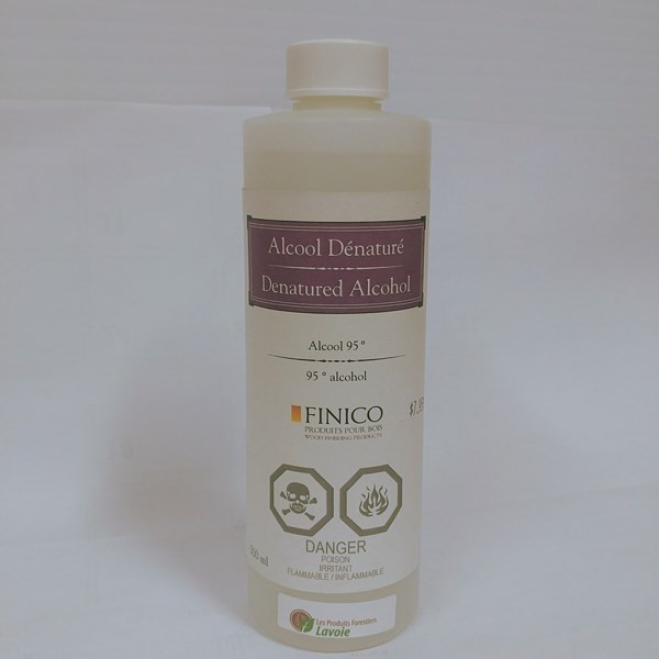 Alcool dénaturé – Finico Format : 500 ml, 946 ml.